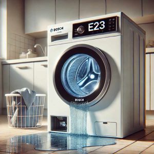 ارور ماشین لباسشویی بوش e23