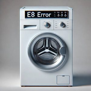 علت ارور E8 ماشین لباسشویی دوو