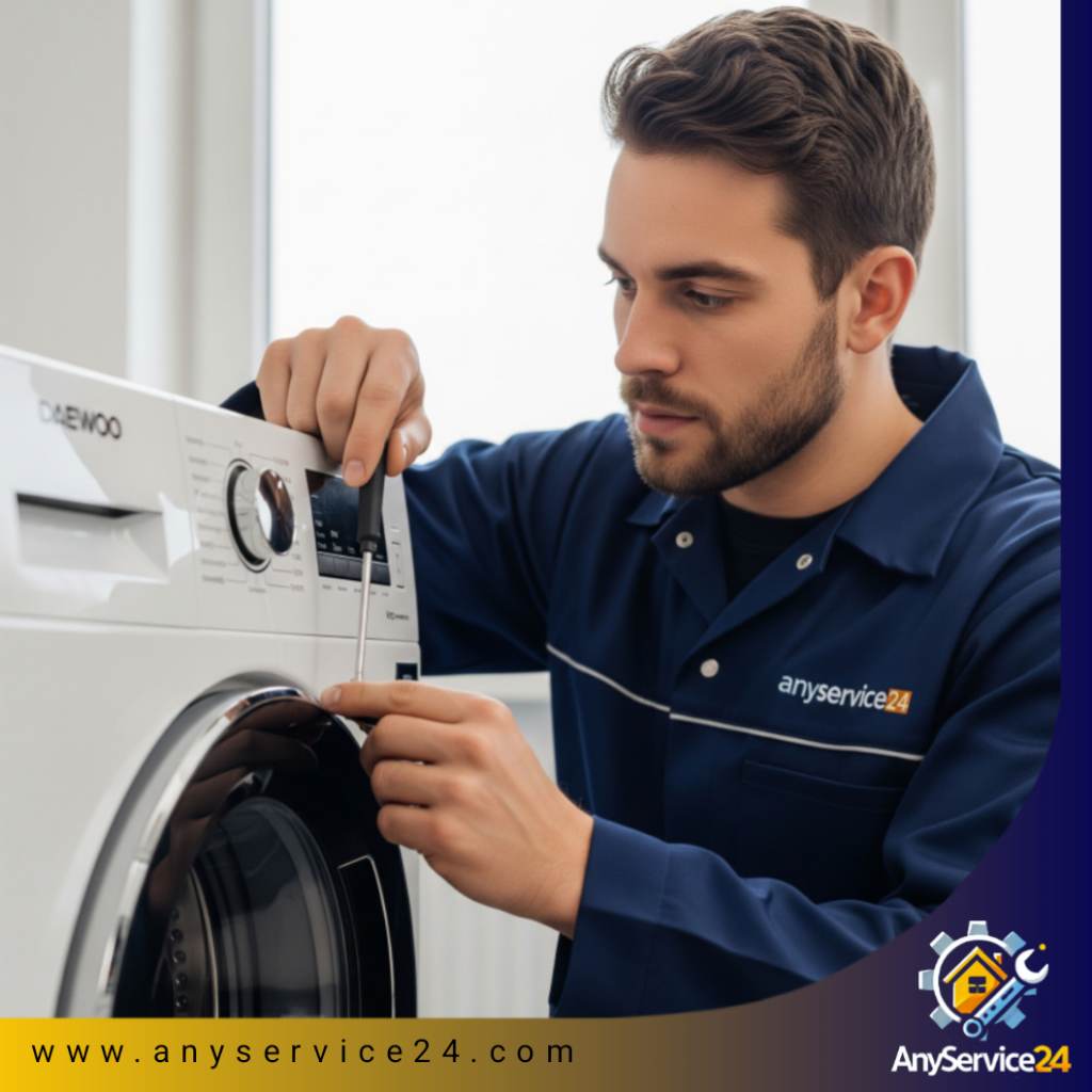تعمیر تخصصی ماشین لباسشویی دوو در محل