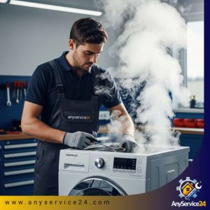 دلایل داغ شدن بیش از حد ماشین لباسشویی دوو